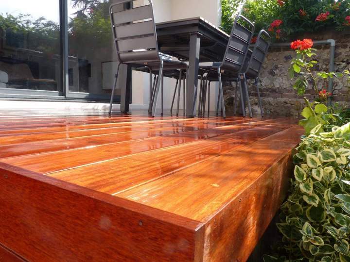 Pose de terrasse en bois Le Havre