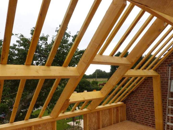 Construction d'une ossature bois, Bolbec